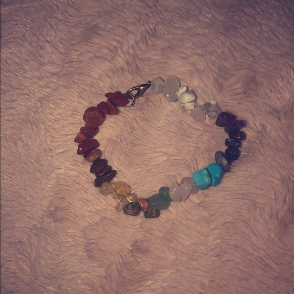 chakra crystal real bracelet - Picture 2 of 3